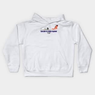 DeHavilland Canada Dash 8-300/Q300 - Air Inuit Kids Hoodie